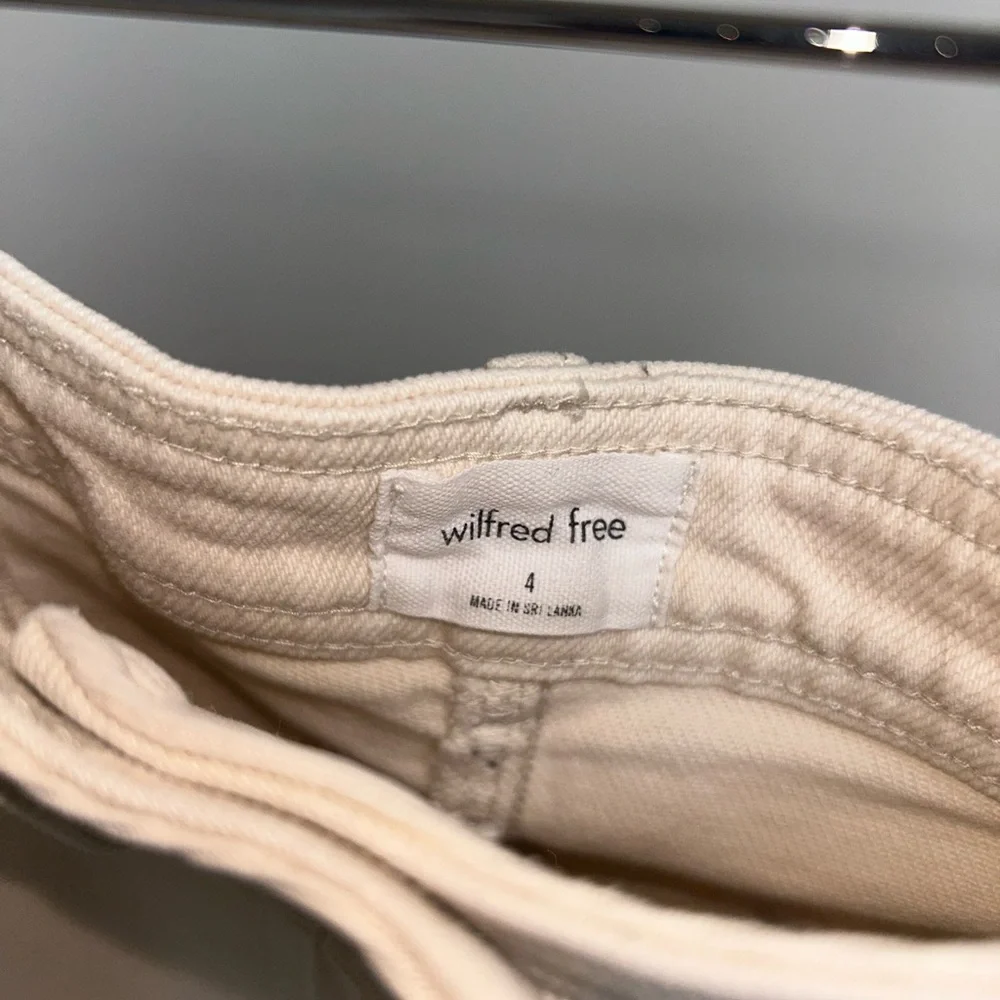 Wilfred Cream High-Rise Pants - Picture 3 of 3